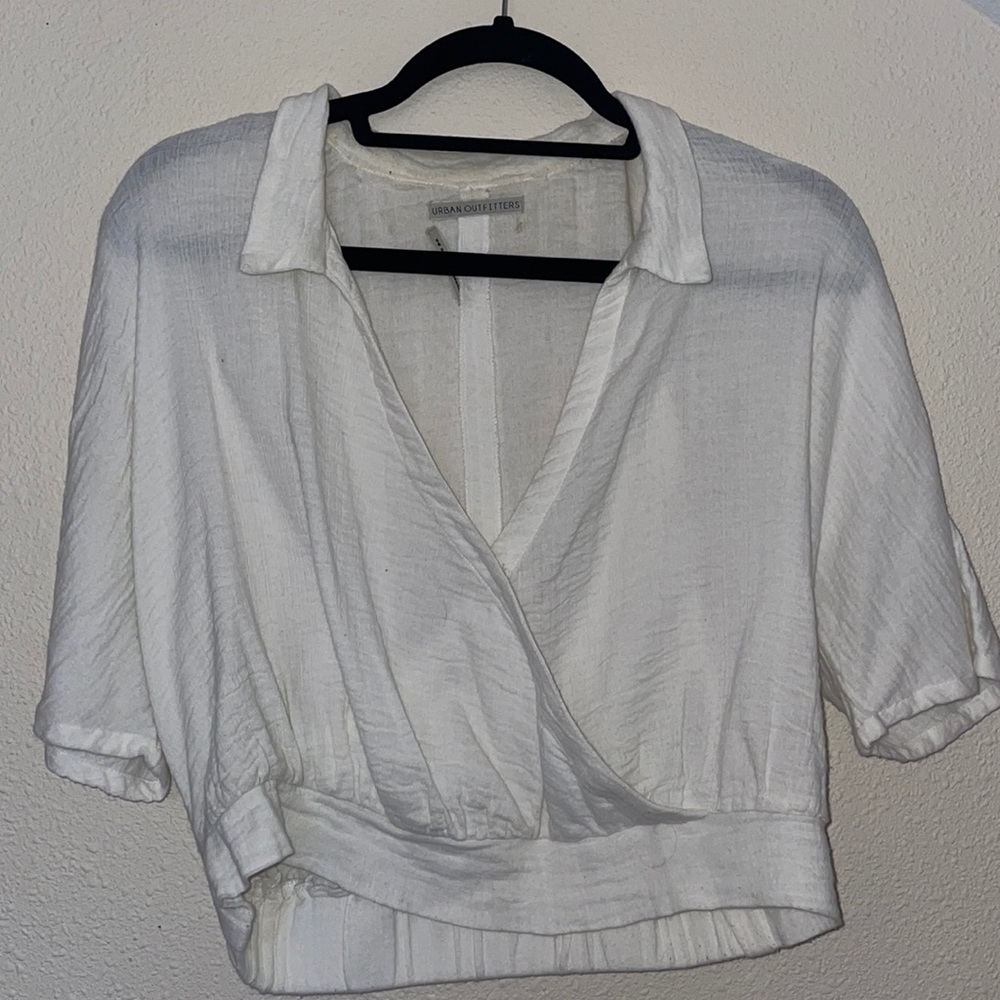 airy white shirt